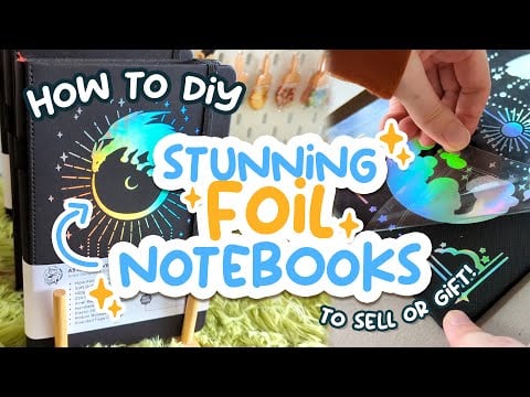 Foiled Notebook Covers - MinuteSarah