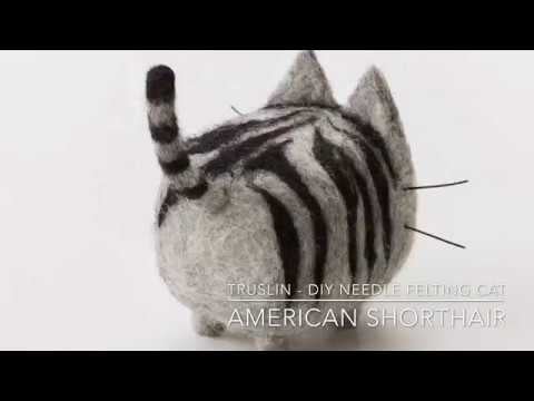 Cat - Truslin Needle Felting