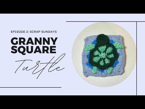 Turtle granny square - Hooked Haven