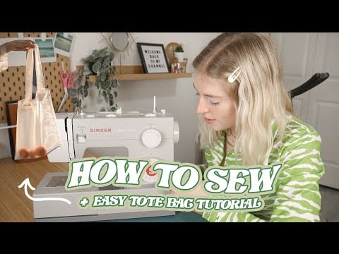 How to Sew + Tote bag tutorial - Jenna Phipps
