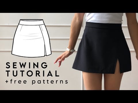 Slit Miniskirt - Anette Aguirre