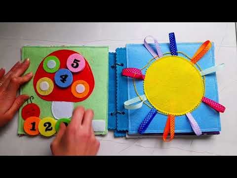Sensory Quiet Book - DIY Busy Books