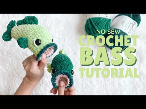 Bass Fish - Crochet with Kyra