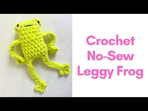 Leggy frog - Anita Louise Crochet