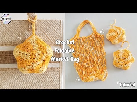 Star magic pouch (market bag) - starppun craft
