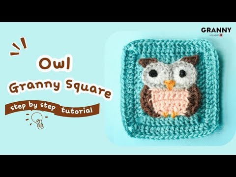 Owl granny square - Granny Square Me