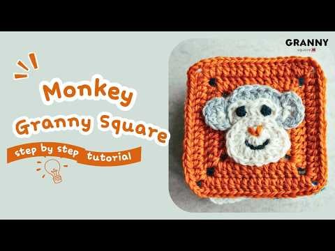 Monkey granny square - Granny Square Me