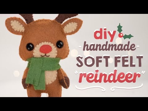Reindeer ornament - Tiny Craft World