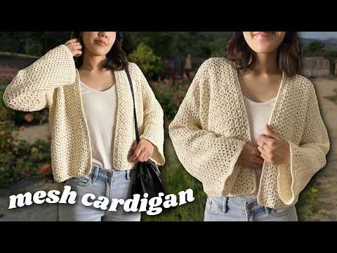 Mesh cardigan - VivCrochets