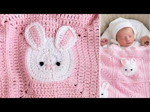 Bunny baby blanket - Maisie and Ruth