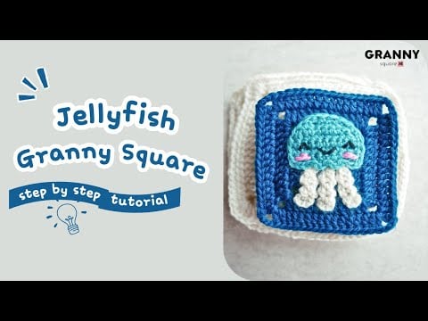 Jellyfish granny square - Granny Square Me