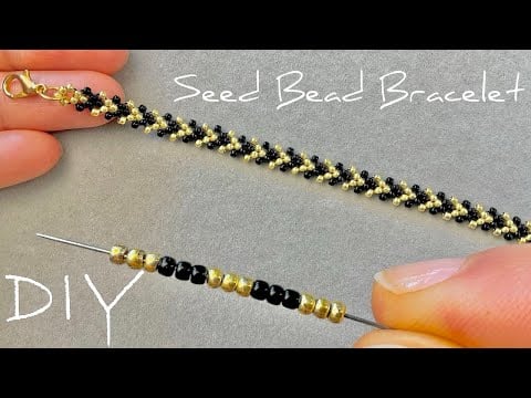 Chevron bracelet - Seed Bead Bracelet