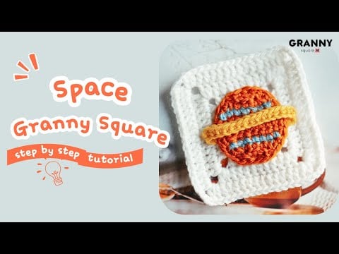 Space granny square - Granny Square Me