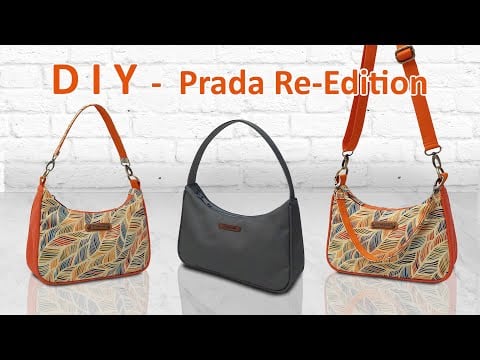 Prada re-edition inspired handbag - Miko Craft