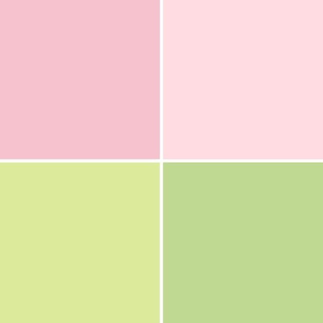 La mezcla de rosa y verde
