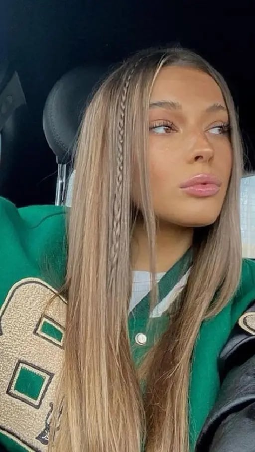 Trencitas con el pelo suelto - Queda muy bonito y es fácil de hacer