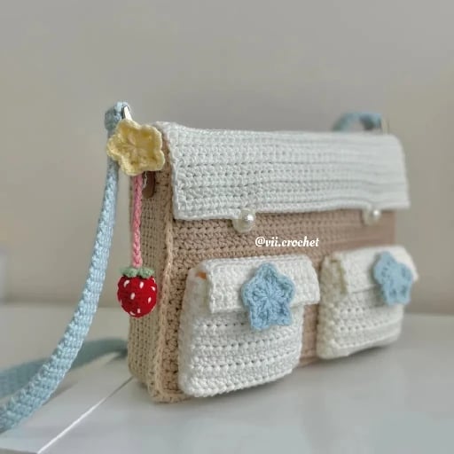 Messenger Bag - Vivi crochet