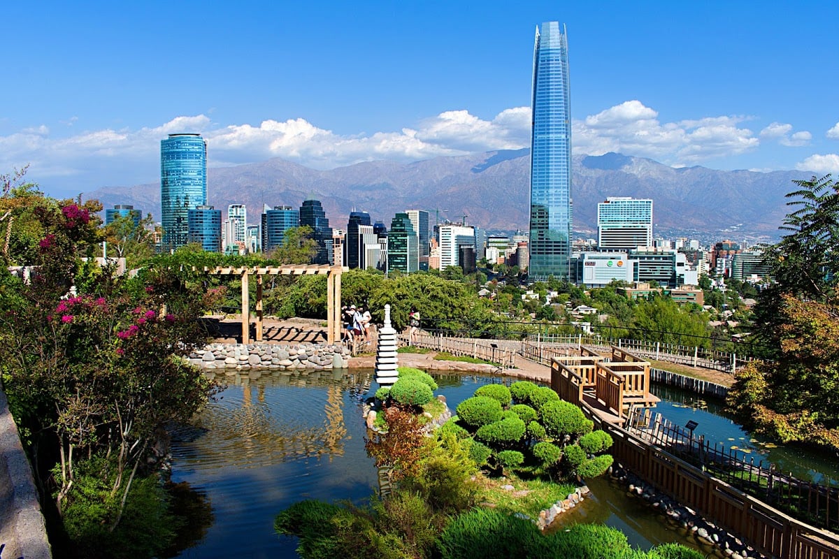 Jardín japonés - Jardin inspirado en la cultura japonesa en el cerro san cristobal
