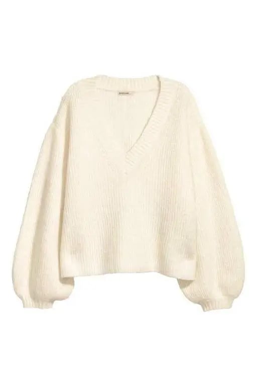 Chunky Deep V-Neck sweater