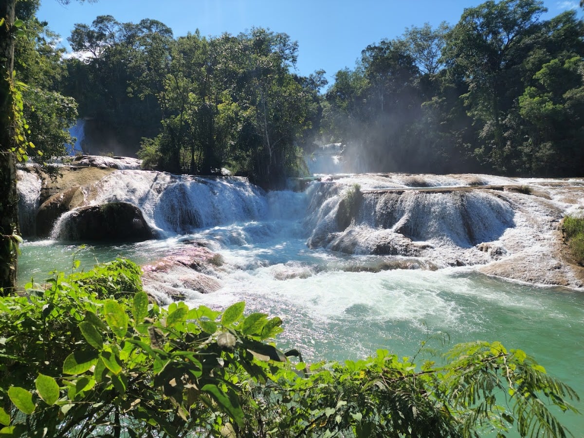 Cascadas de Agua Azul - Park · Chiapas, Cascada de agua azul