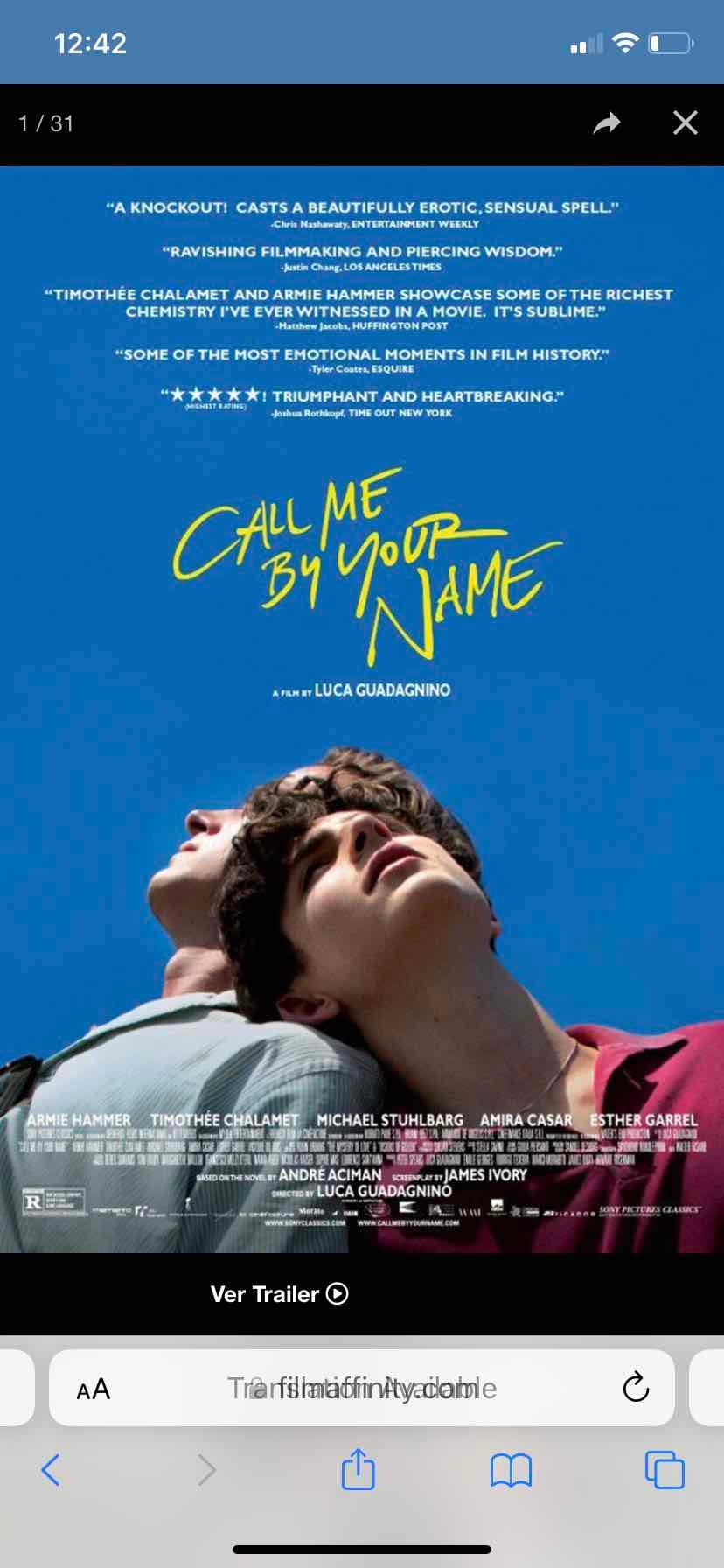 Call Me By Your Name