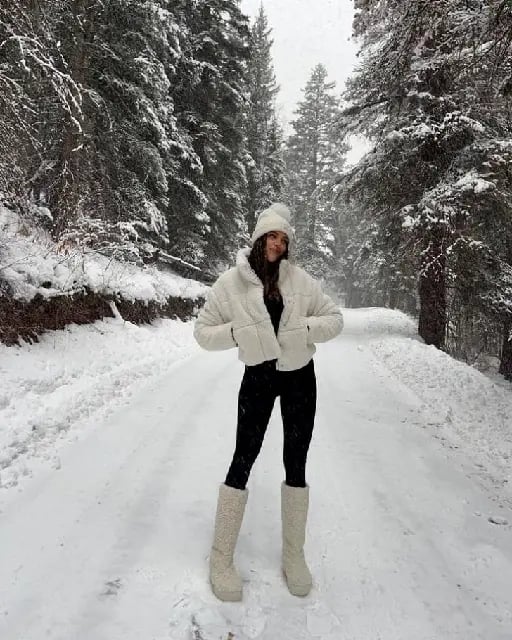 Nieve - algo lindo, cómodo y calentito!