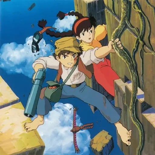 O Castelo no Céu - Hayao Miyazaki · 1986
