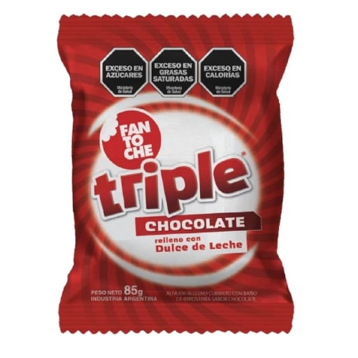 Fantoche de chocolate triple