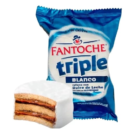 Fantoche blanco triple