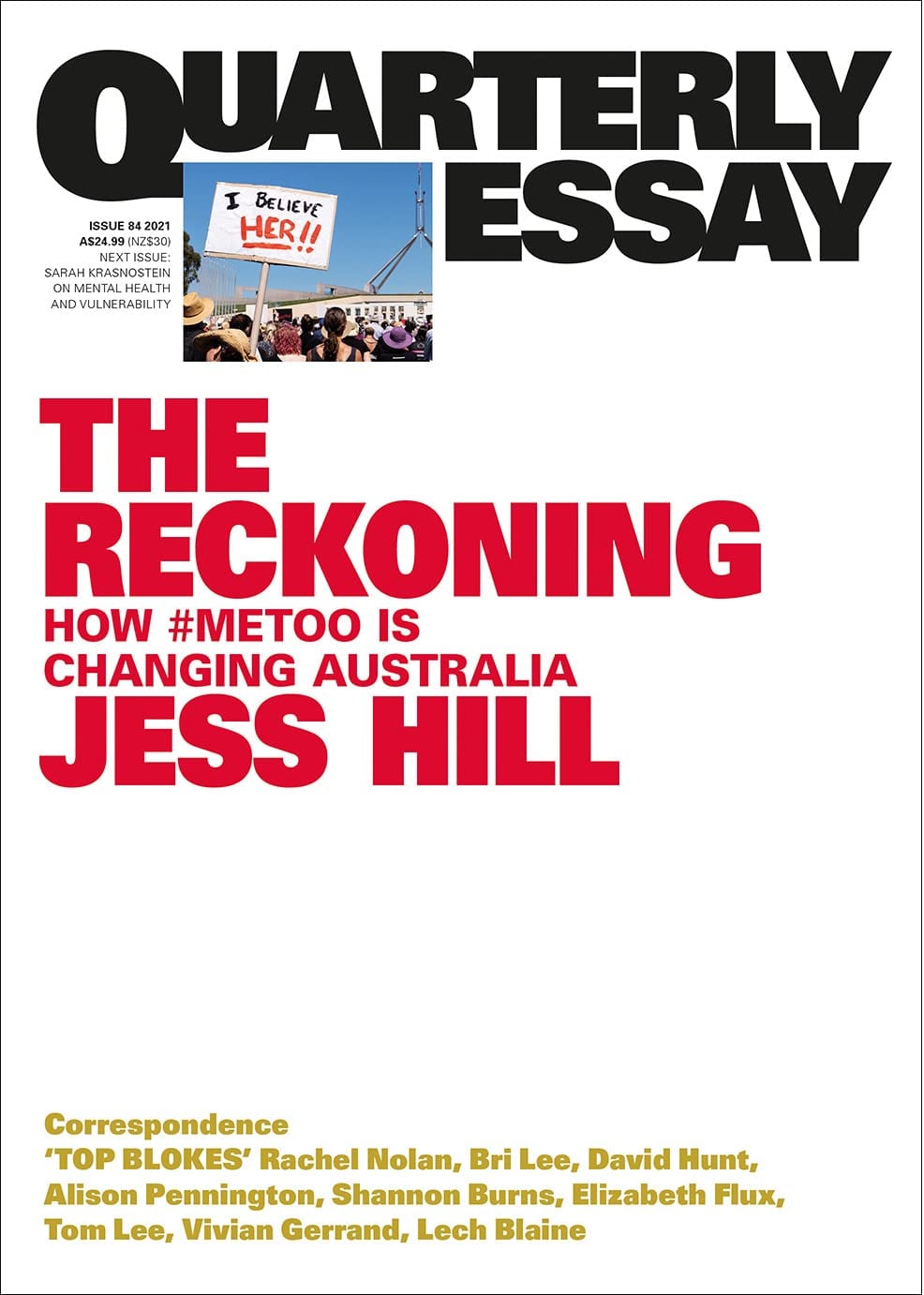 The Reckoning: How #MeToo is Changing Australia - Quarterly Essay, Issue 84