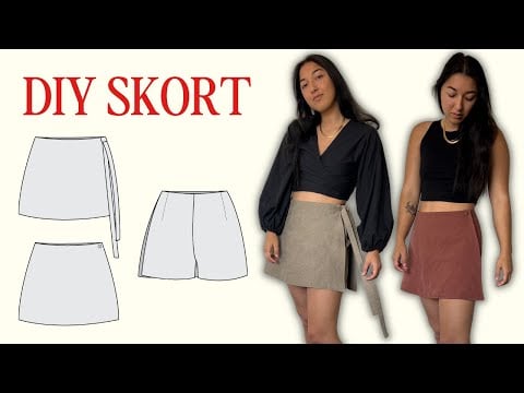 How to Sew The Perfect Summer Skort For All Bodies! Sunrise Skort Tutorial - Jessica Capalbo