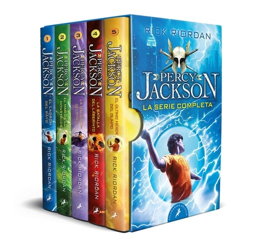 Percy Jackson y los dioses del Olimpo - La serie completa: (pack con: El ladrón del rayo | El mar de los monstruos | La maldición del Titán - Rick Riordan · 2021