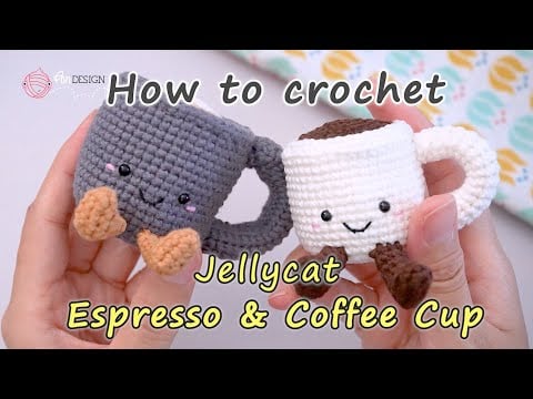 Crochet Jellycat-Inspired Espresso Cup & Coffee Cup | Cute & Easy Tutorial | - AnDesign_Craft