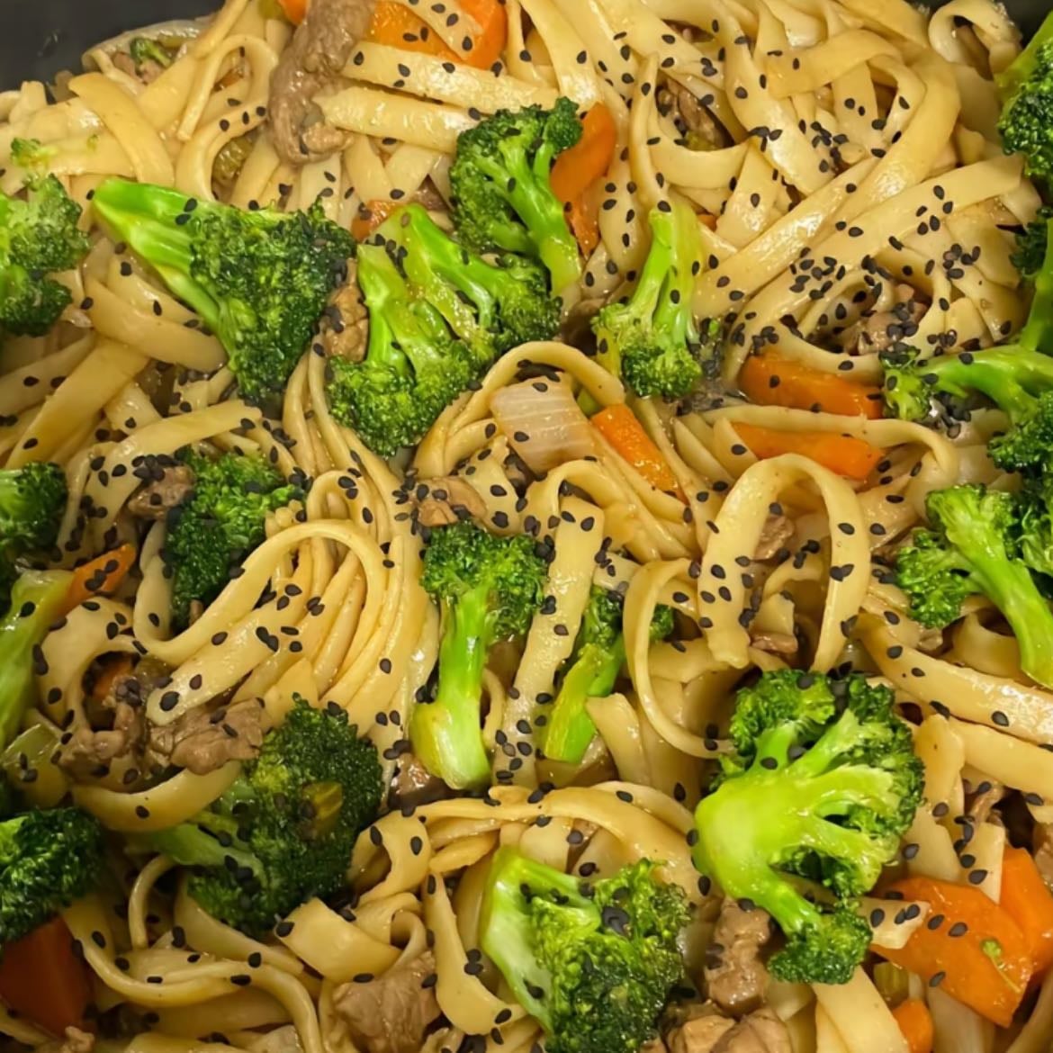 pasta con verduras soya y miel - Tiktok