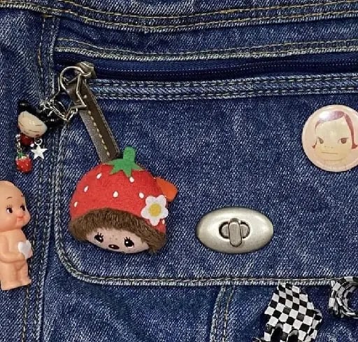 making keychain! - increase your creativity! you can get the things in store or even mini store! and search for better inspiration!