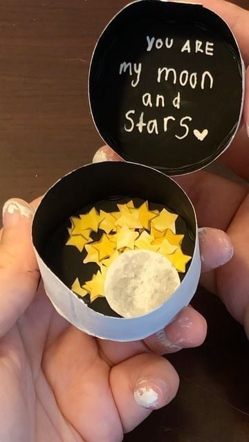 Cajita con estrellas - Pinterest