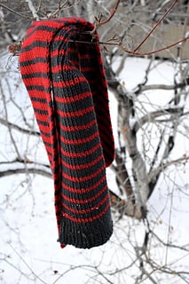 Melded Scarf - Ravelry free pattern