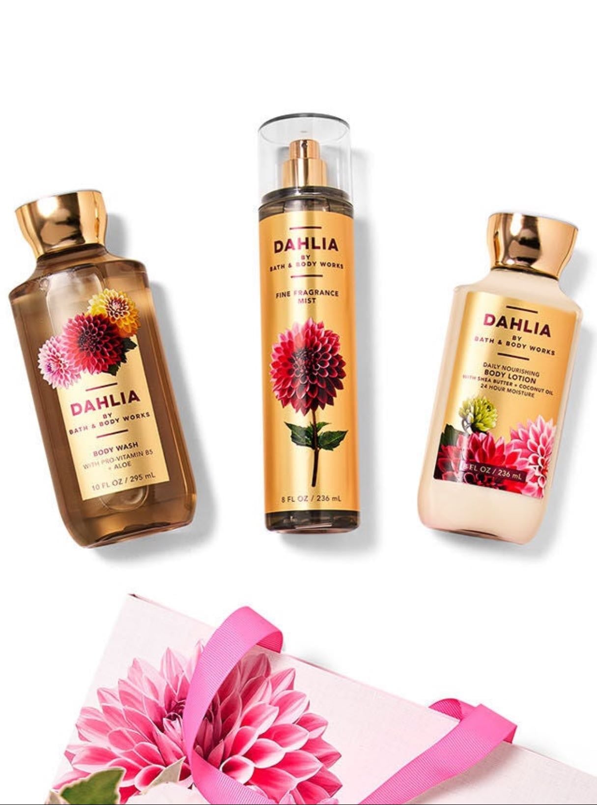 Dahlia - dahlia petals, crisp pear and praline