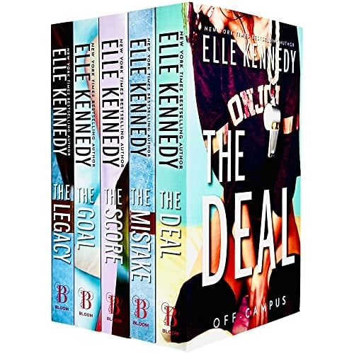 Off-Campus Series Books 1 -5 Collection Set by Elle Kennedy (The Deal, The Mistake, The Score, The Goal & The Legacy) - Elle Kennedy • 2023