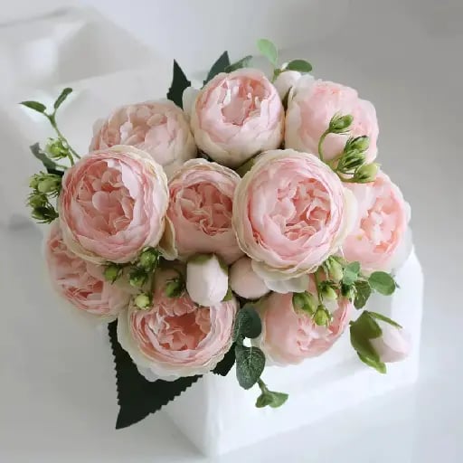 Peonias - Riqueza, prosperidad, buena fortuna, buena suerte y felicidad en el matrimonio.