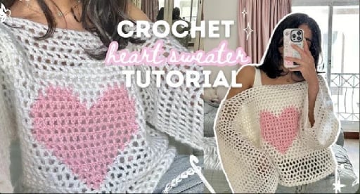 Heart sweater - Tutorial:
