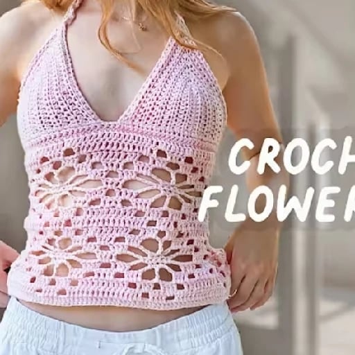 Flower tank top - tutorial: