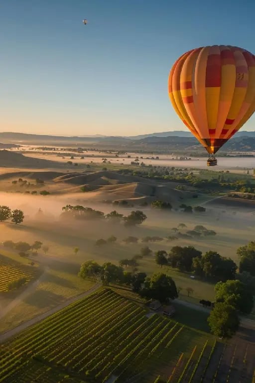 Go in a hot air balloon