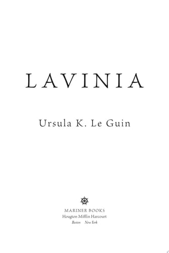 Lavinia - Ursula K. Le Guin · 2008