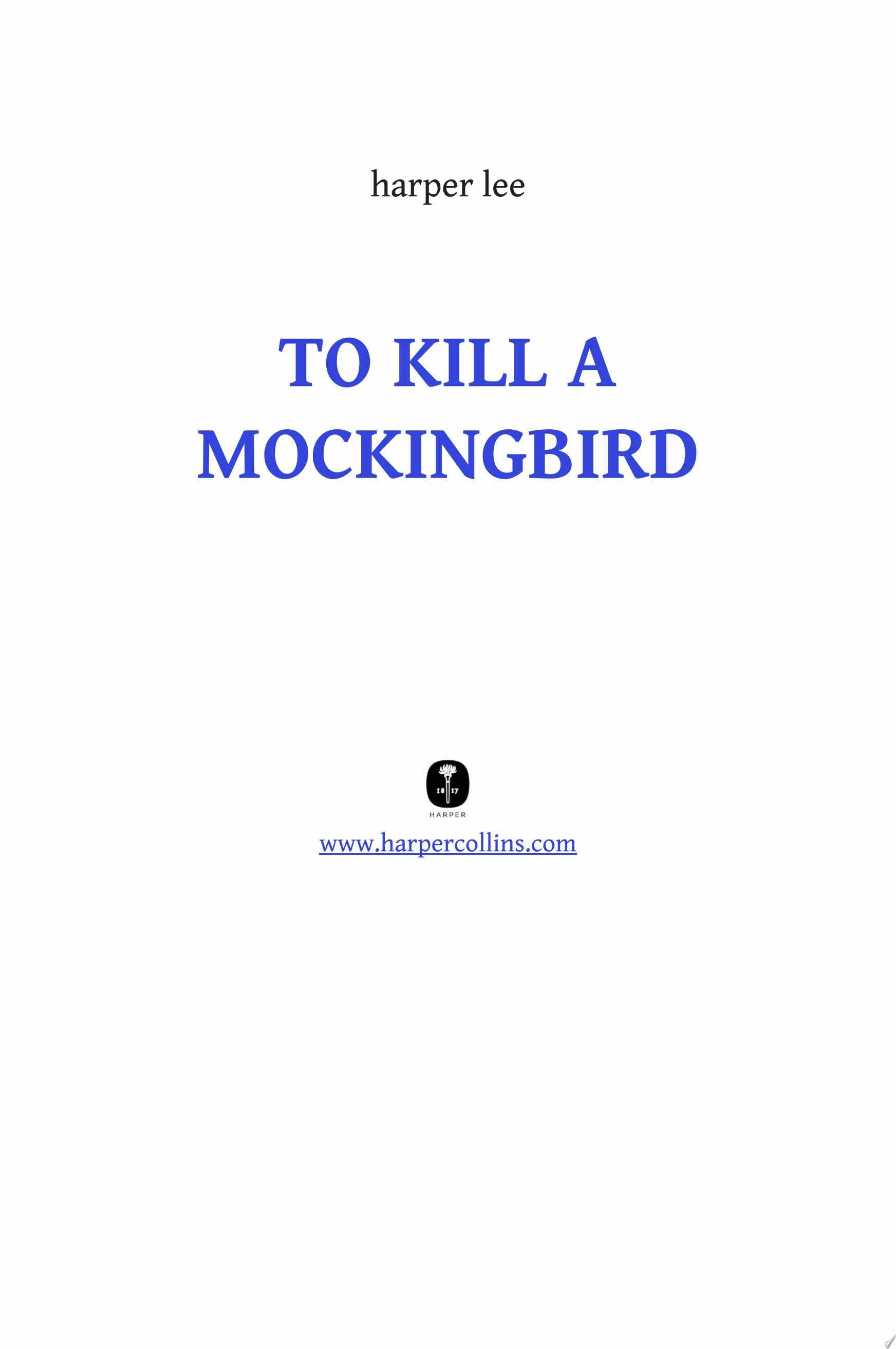 To Kill a Mockingbird - Harper Lee · 2014