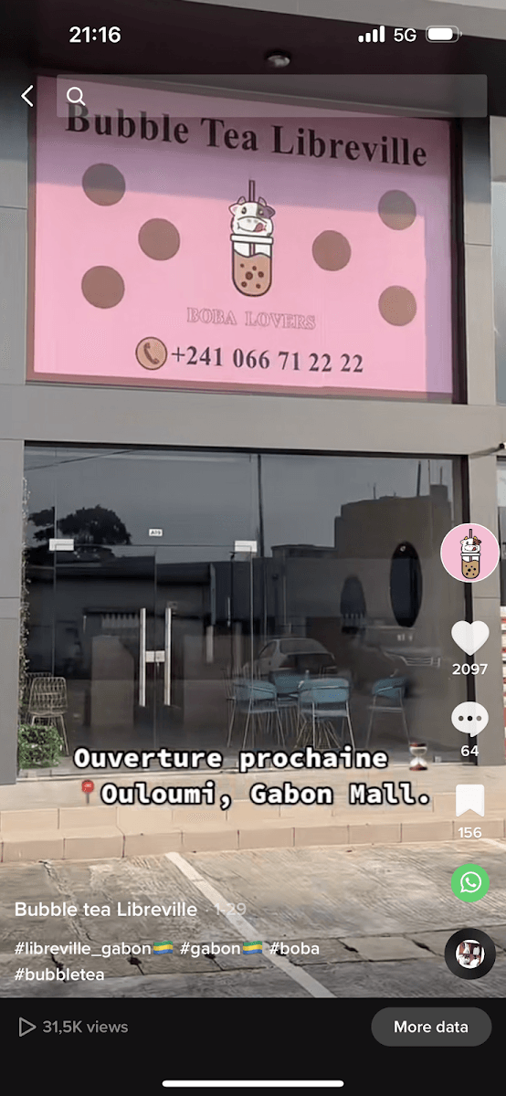 Bubble Tea Libreville