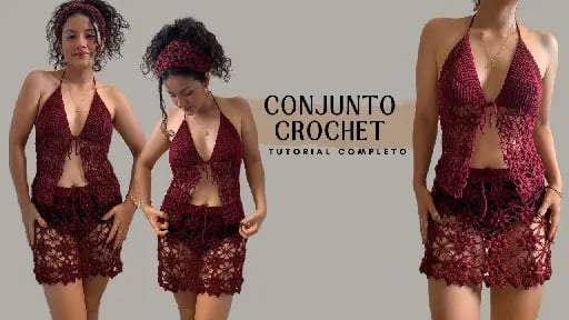 CONJUNTO VERANO TOP + FALDA (español)