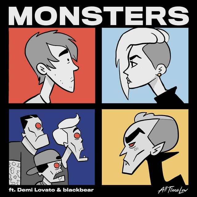 Monsters (feat. Demi Lovato and blackbear) - Song · All Time Low, Demi Lovato, blackbear