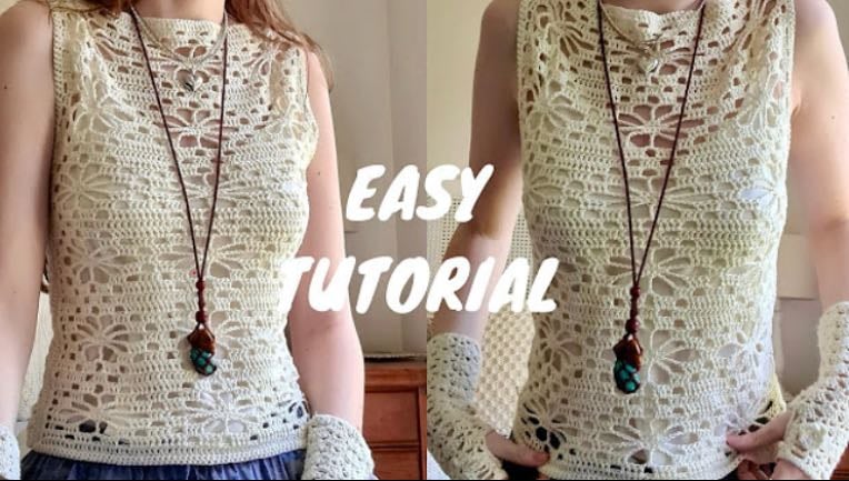 Flower vest - YouTube