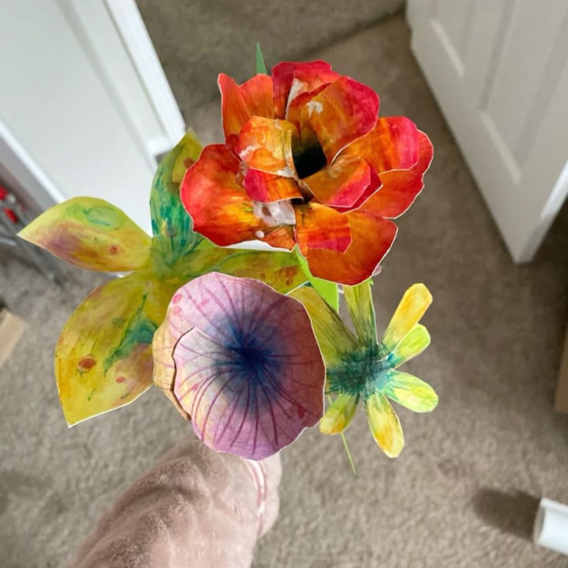 Adrianne lenker flower bouquet
